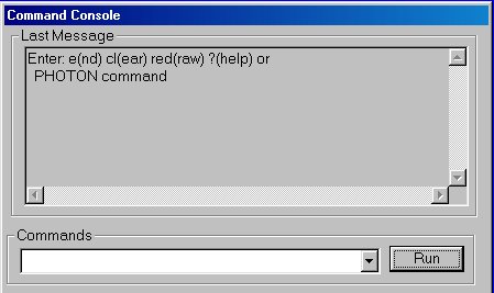 Command Console window