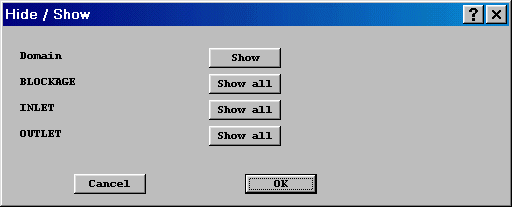 Hide / Show Dialog