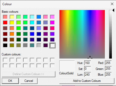 IMAGE: Background
    Colour Dialog