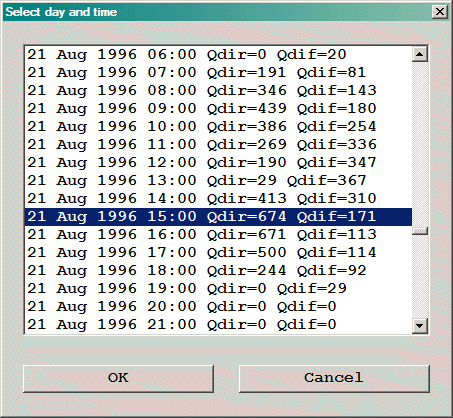 Configure weather file