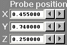 probe position